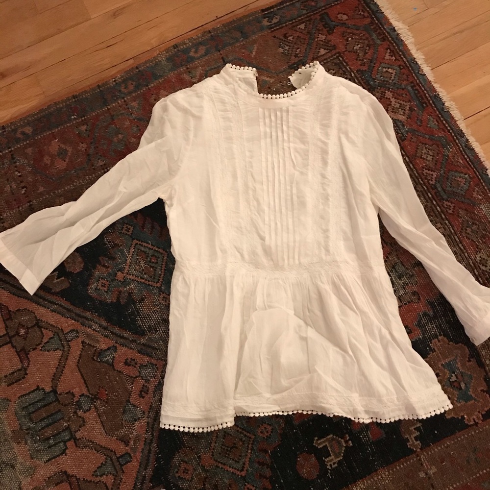 Kate Spade Victorian hippie blouse